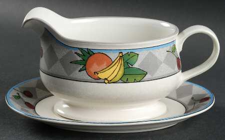 Harvest Time (Studio Kraft) Gravy Boat & Underplate