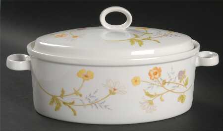 Heather 2 Quart Oval Covered Casserole