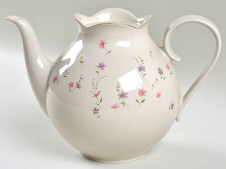 Heather Blossoms Coffee Pot No Lid