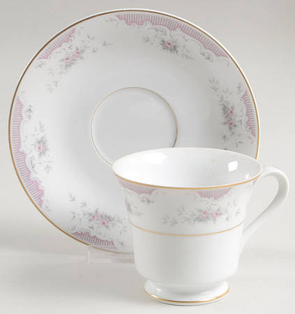 Heirloom Footed Cup & Saucer Set