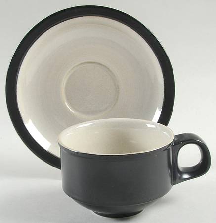 Helica Flat Cup & Saucer Set