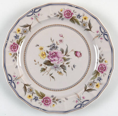 Heather Rose Salad Plate