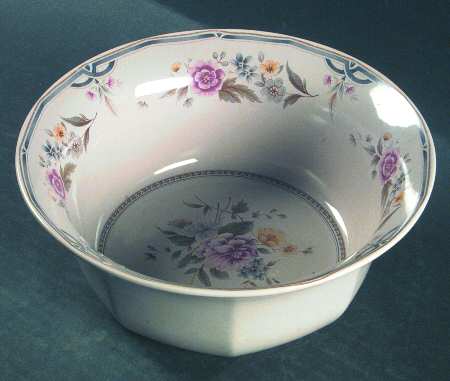 Heather Rose 8" Round Vegetable Bowl