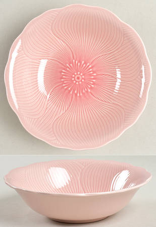 Hibiscus Pale Pink Fruit/Dessert (Sauce) Bowl