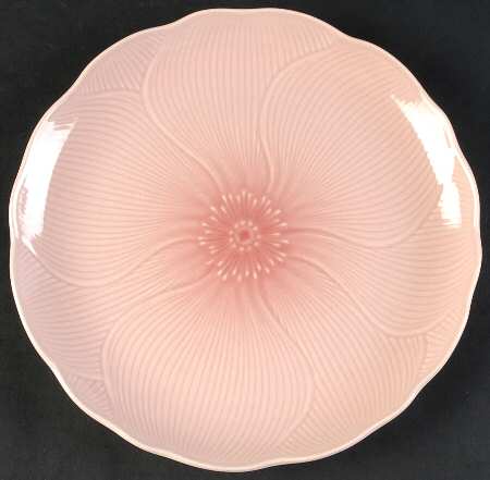 Hibiscus Pale Pink Salad Plate