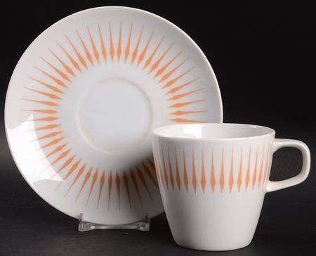 Horizon Flat Cup & Saucer Set
