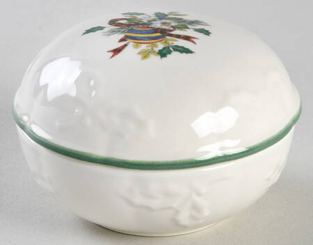 Holiday Season Round Box & Lid