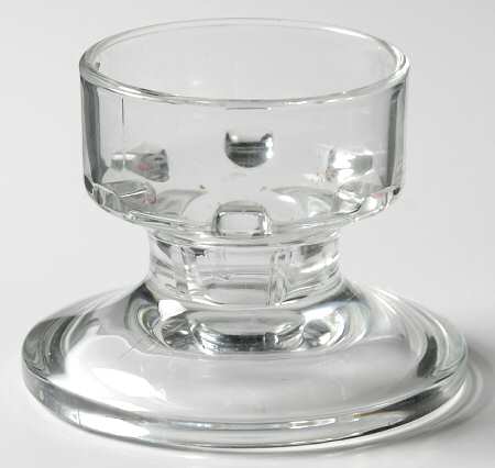 Holiday Season Glassware Hurricane Lamp Base