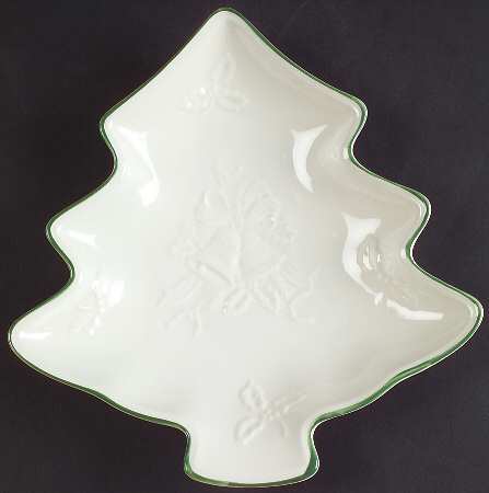 Holiday Season 1 Part Medium Tree Shaped Dish