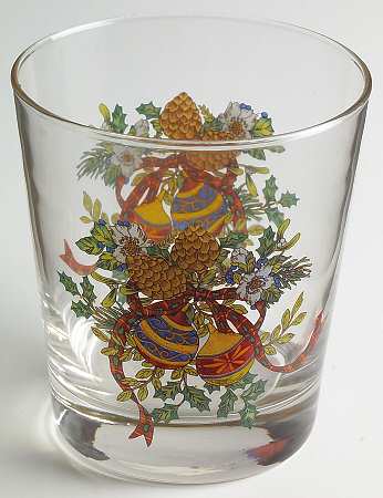 Holiday Season 10 Oz Glassware Double Old Fashioned