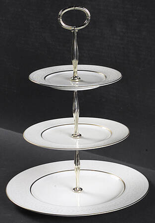 Hunter 13 7/8"-14 1/4" 3-Tiered Serving Tray(DP,SP,BB) HC