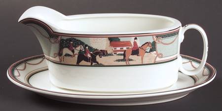 The Hunt Gravy Boat & Underplate by Mikasa
