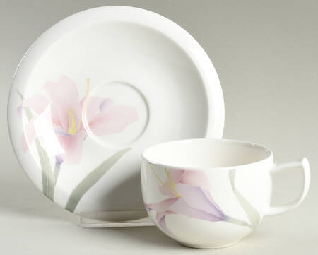 Images Flat Cup & Saucer Set