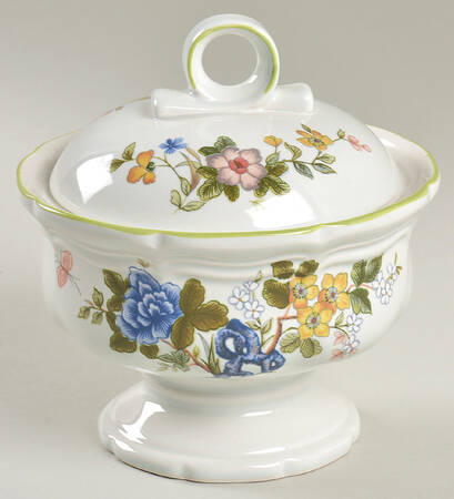 Imari Bouquet Sugar Bowl & Lid