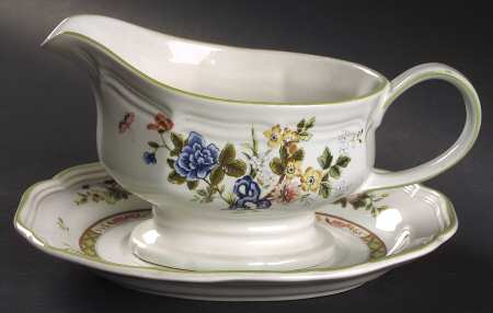Imari Bouquet Gravy Boat & Underplate