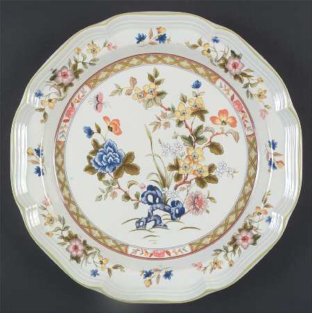 Imari Bouquet 12" Chop Plate (Round Platter)