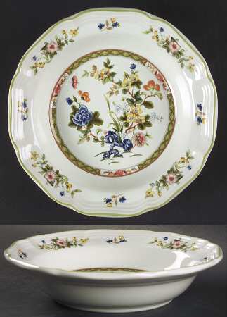 Imari Bouquet Rim Soup Bowl