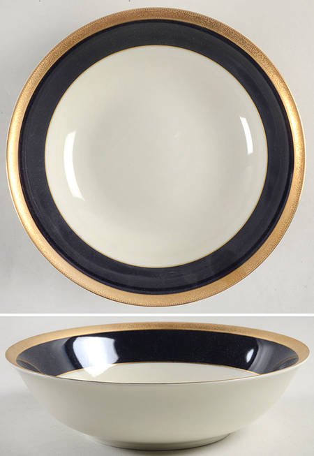 Imperial Blue 9" Round Vegetable Bowl