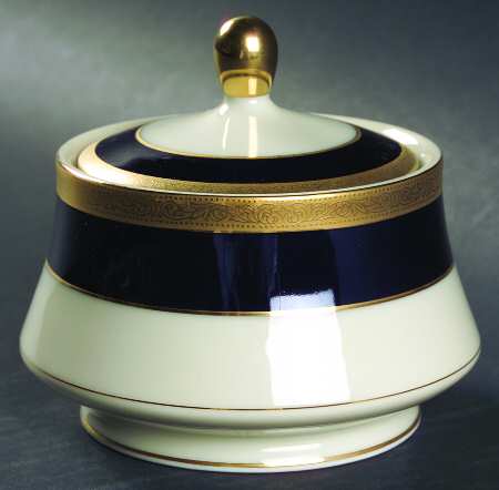 Imperial Blue Sugar Bowl & Lid
