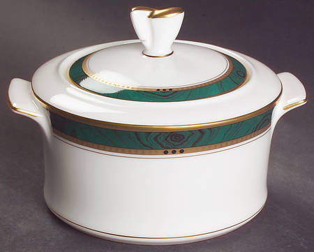 Imperial Emerald Sugar Bowl & Lid