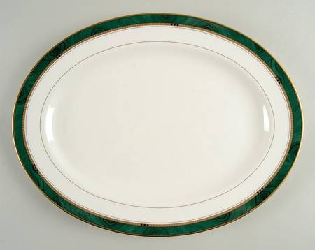Imperial Emerald 14" Oval Serving Platter