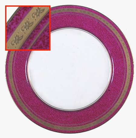 Imperial Garnet Salad Plate