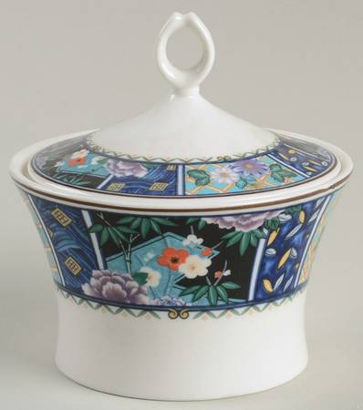 Imperial Garden Sugar Bowl & Lid