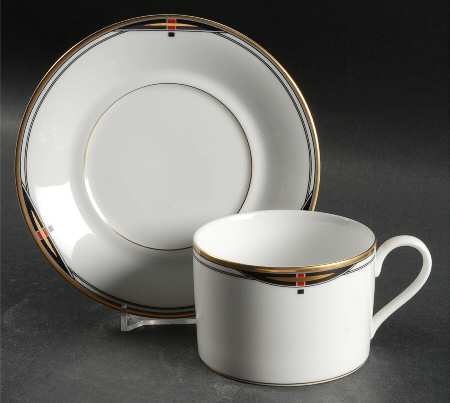 Imperial Hall Flat Cup & Saucer Set