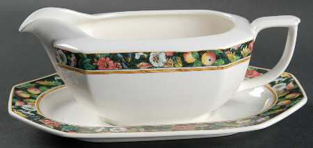 Imperial Meadow Gravy Boat & Underplate by Mikasa