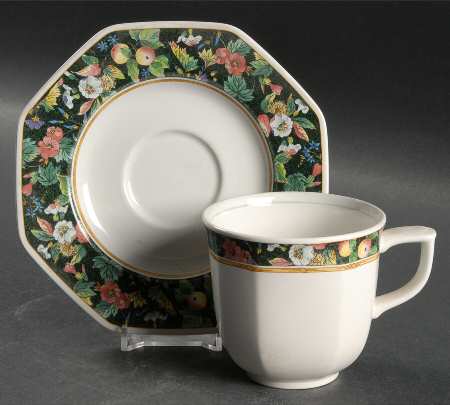 Imperial Meadow Flat Cup & Saucer Set