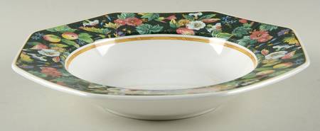 Imperial Meadow Large Rim Soup Bowl