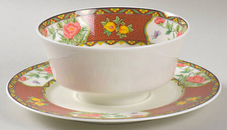 Imperial Palace Gravy Boat with Attached Underplate