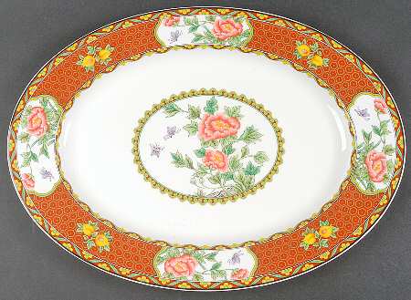 Imperial Palace 17" Oval Serving Platter