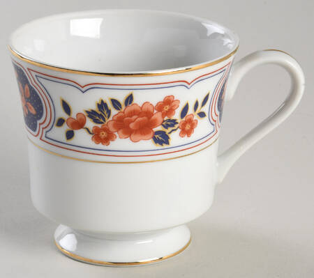 Imperial Peony Footed Cup