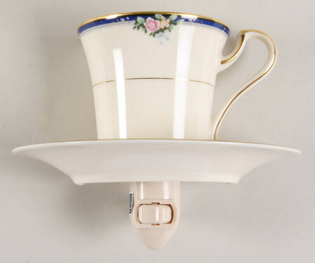 Imperial Rose 4 3/8"-4 5/8" Night Light/Cup & Saucer HC