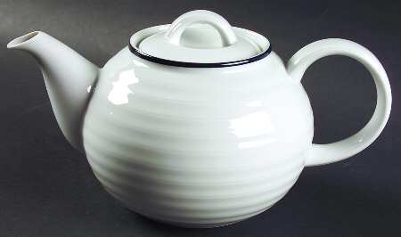 Indigo Circle Teapot & Lid