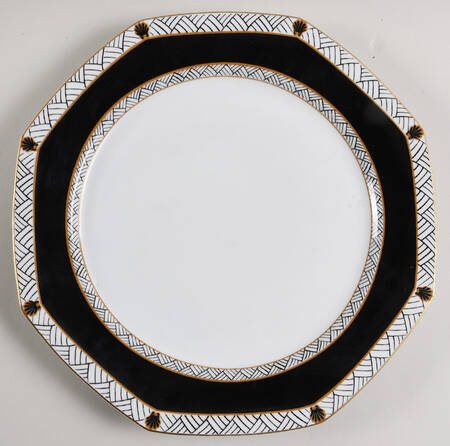Interlude Black 11" Chop Plate (Round Platter)