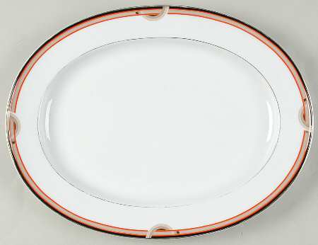 Interplay 14" Oval Serving Platter