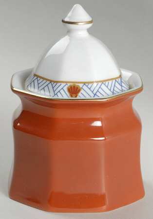 Interlude Terra Cotta Sugar Bowl & Lid by Mikasa