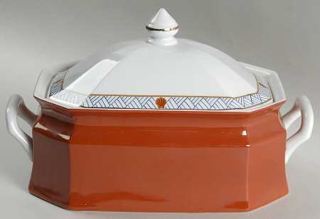Interlude Terra Cotta 2 Quart Oval Covered Casserole