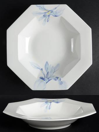 Iris Duet Rim Soup Bowl