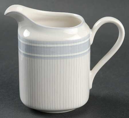 Irish Linen Blue Creamer
