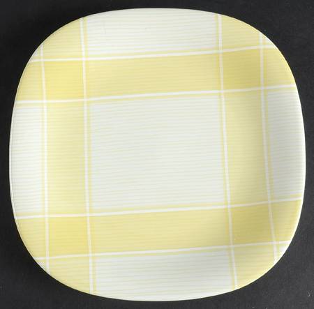 Irish Linen Yellow Salad Plate