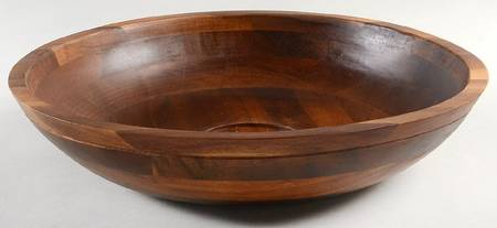 Italian Countryside (Stoneware) Wood Tray for 2 Pc Chip & Dip Set