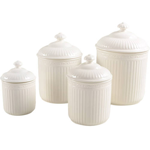 Italian Countryside (Stoneware) (4 Piece) Canister Set (Box Set)