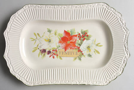 Italian Countryside (Stoneware) 14" Oblong Serving Platter