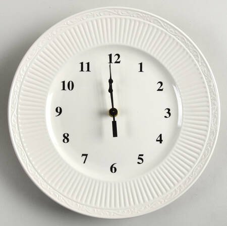 Italian Countryside (Stoneware) 1-2" depth  Clock Plate HC
