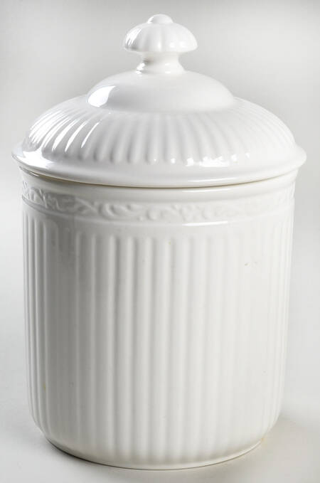 Italian Countryside (Stoneware) Large Canister & Lid