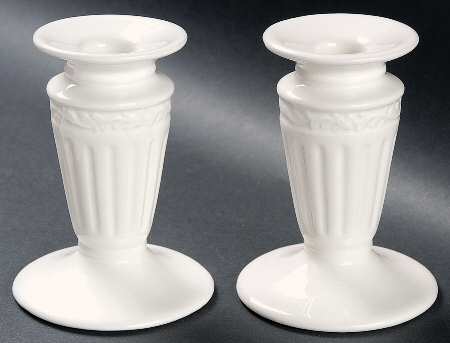 Italian Countryside (Stoneware) 4" Candlestick - Set of 2
