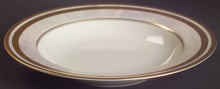 Ivory Florentine Rim Soup Bowl